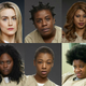 Top row: Piper (played by Taylor Schilling); Crazy Eyes (Uzo Aduba); Sophia (Laverne Cox). Bottom row: Taystee (Danielle Brooks); Poussey (Samira Wiley); Black Cindy (Adrienne C. Moore). All images: Netflix.